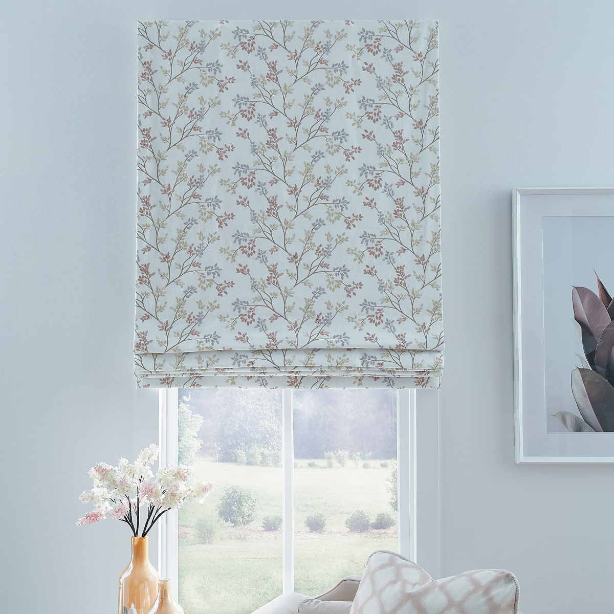 Flat deals roman shades