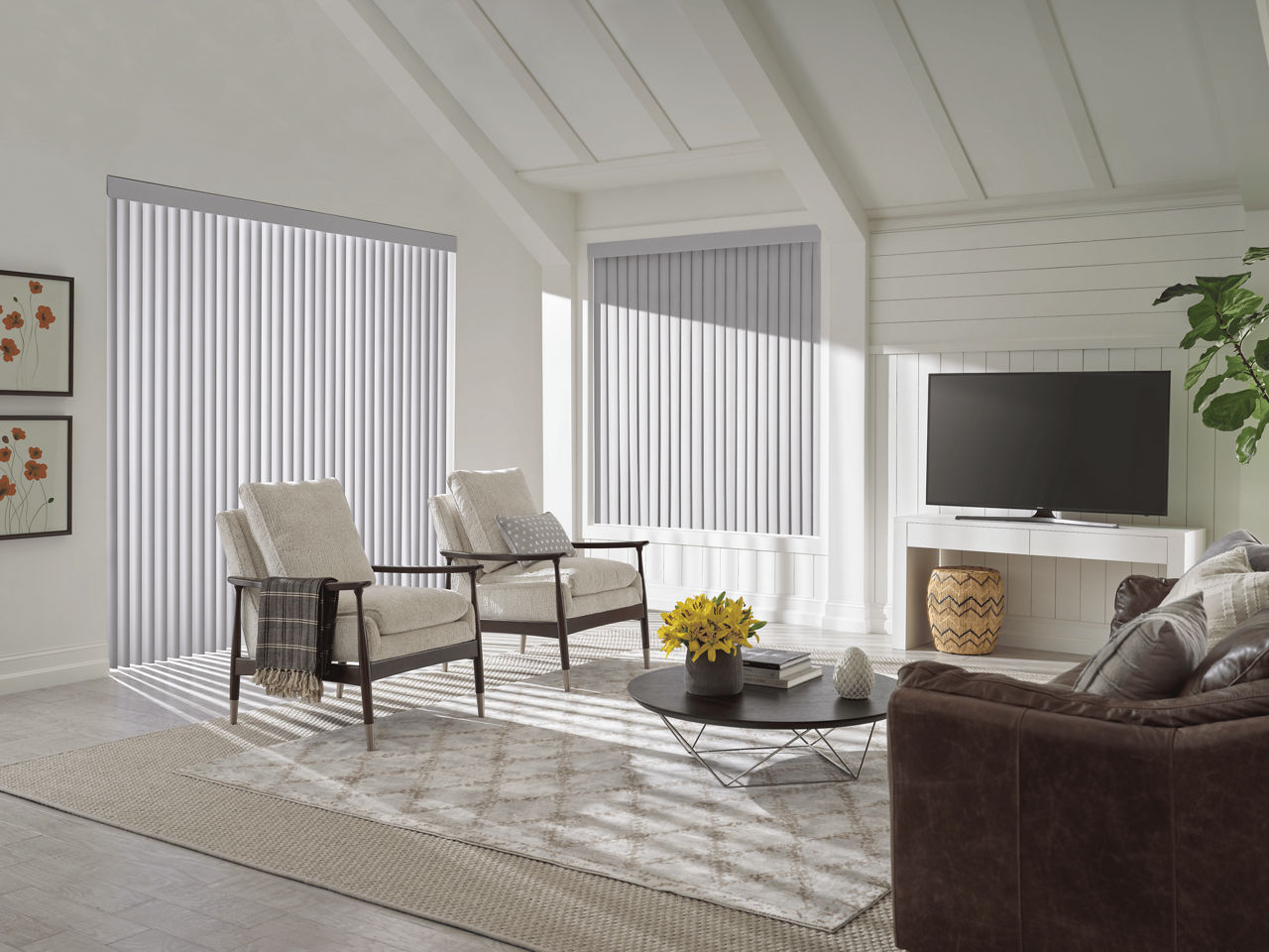 Cadence® Soft Vertical Blinds Official Hunter Douglas