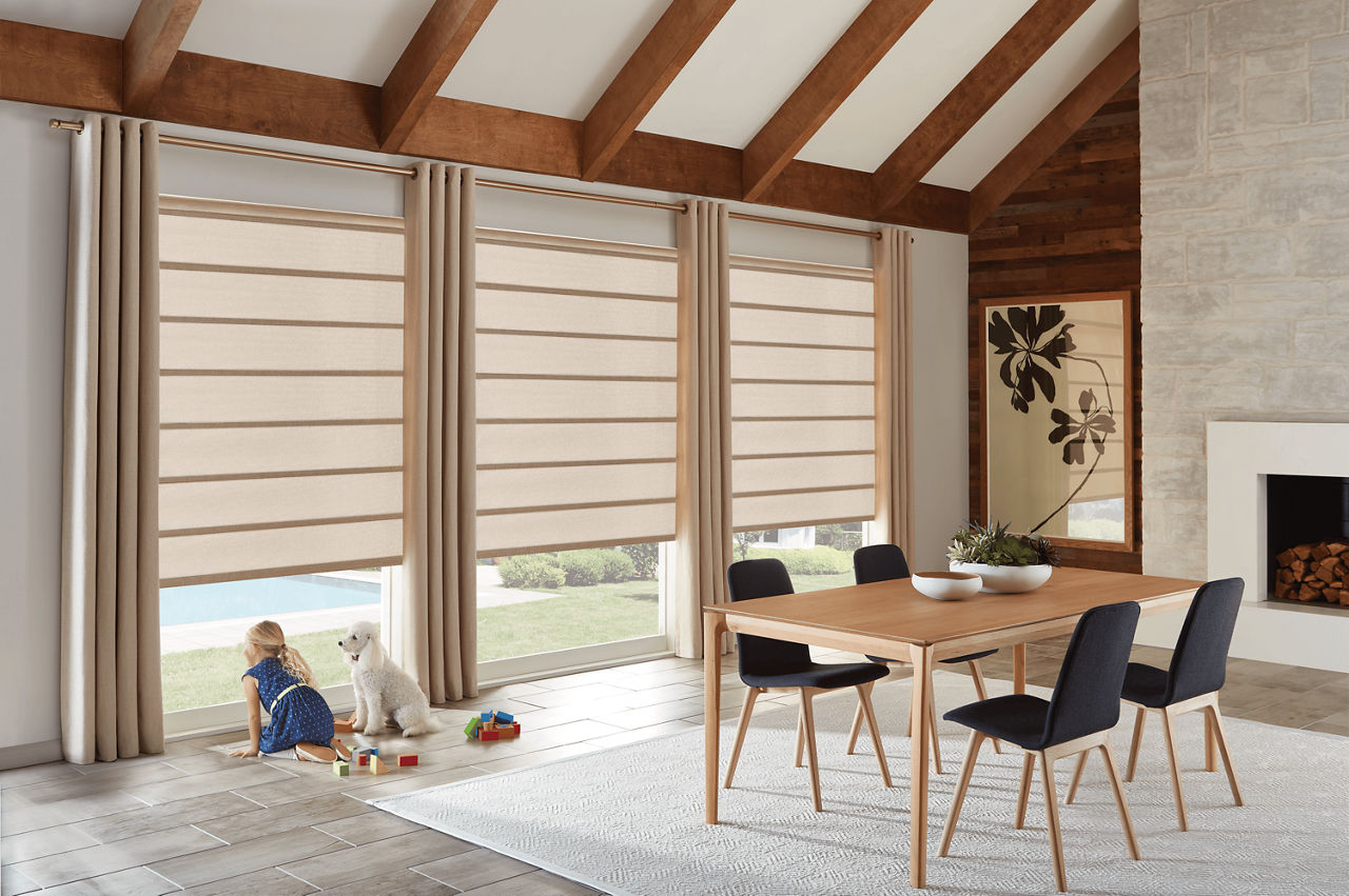 Alustra Architectural Roller Shades Sugared Birch