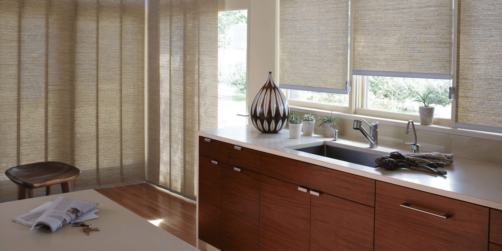 Blinds, Shades & Shutters: Woven Shades - Hunter Douglas