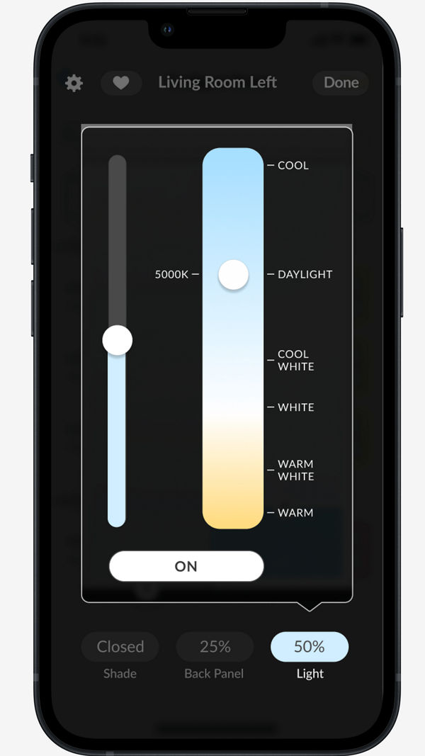Automation Shades Control with PowerView App