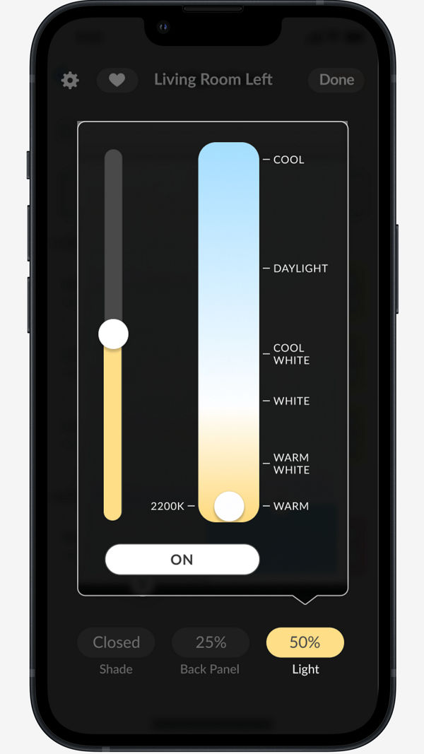 Automation Control with PowerView App