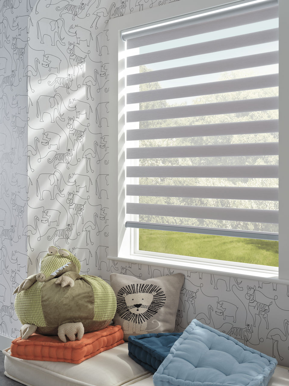 Designer Banded Shades