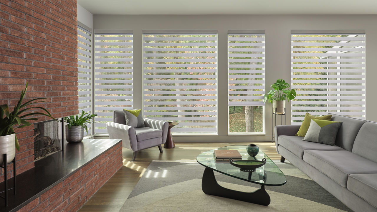 Designer Banded Shades Clearview