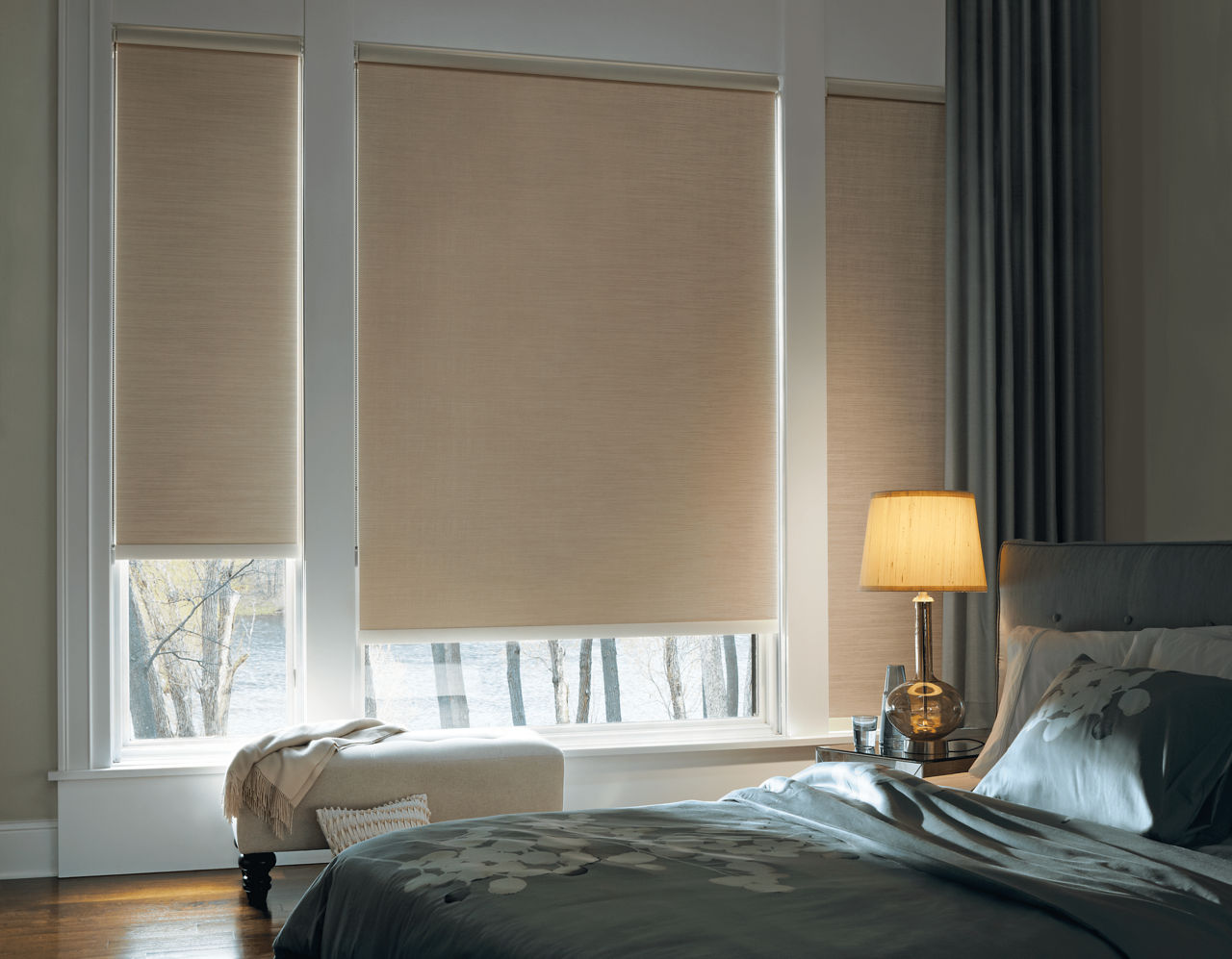 Designer Roller Shades in Brunswick Angora