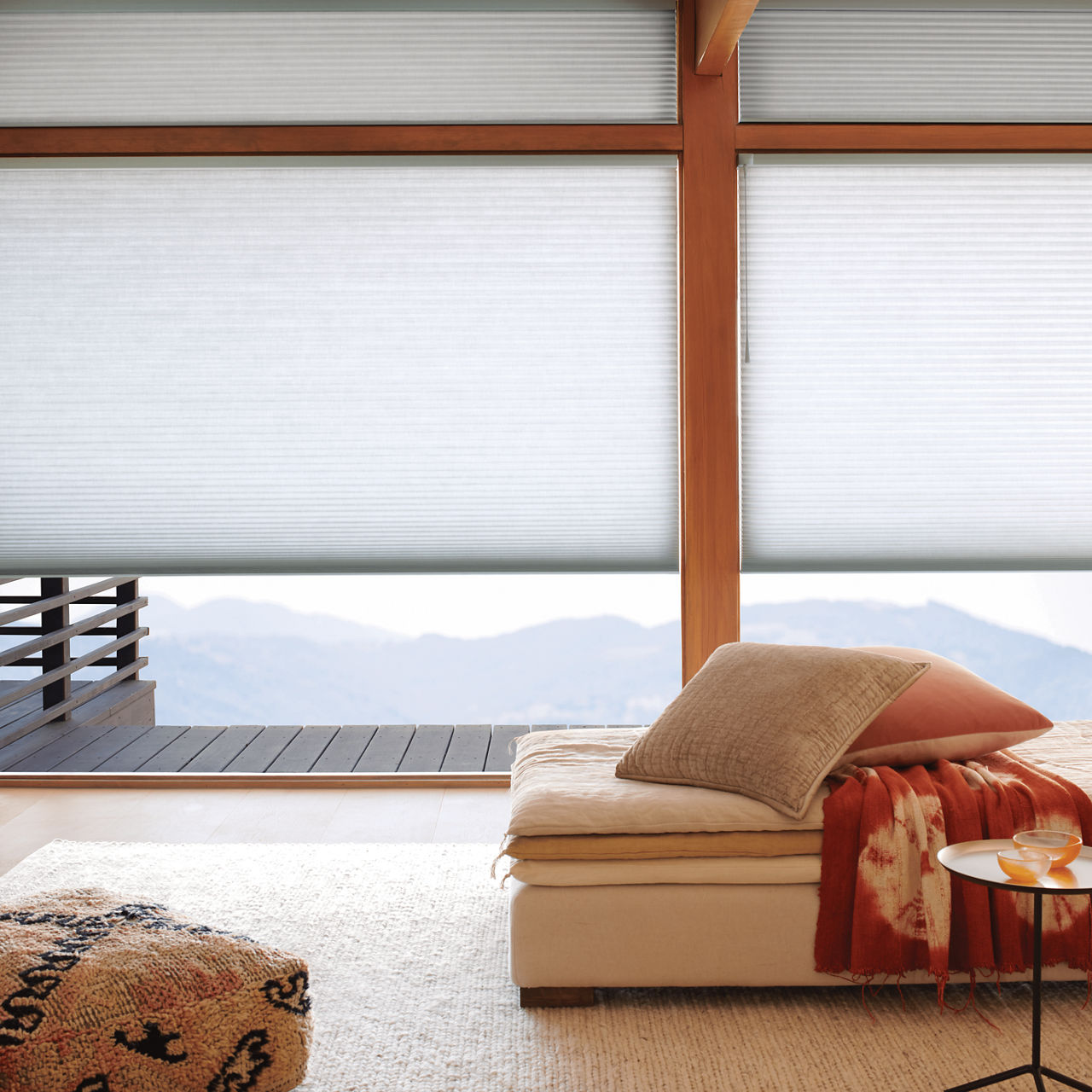 UNIX BLACKOUT ICICLE INTU Thermal Duette Blinds