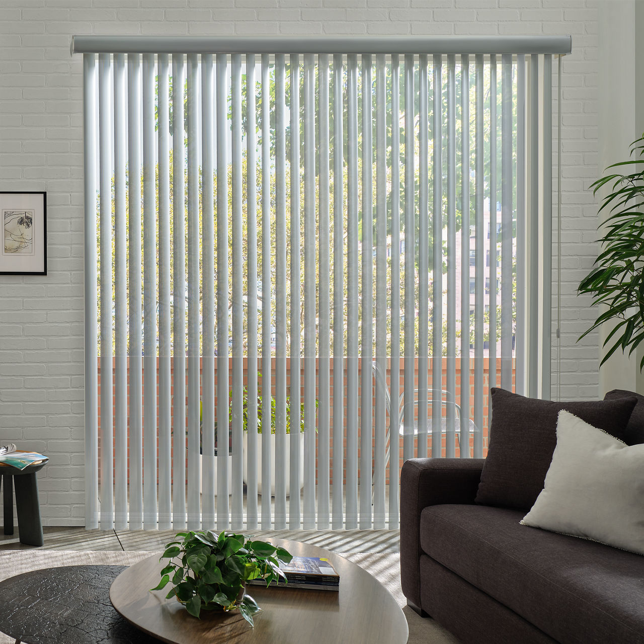 Custom deals vertical blinds