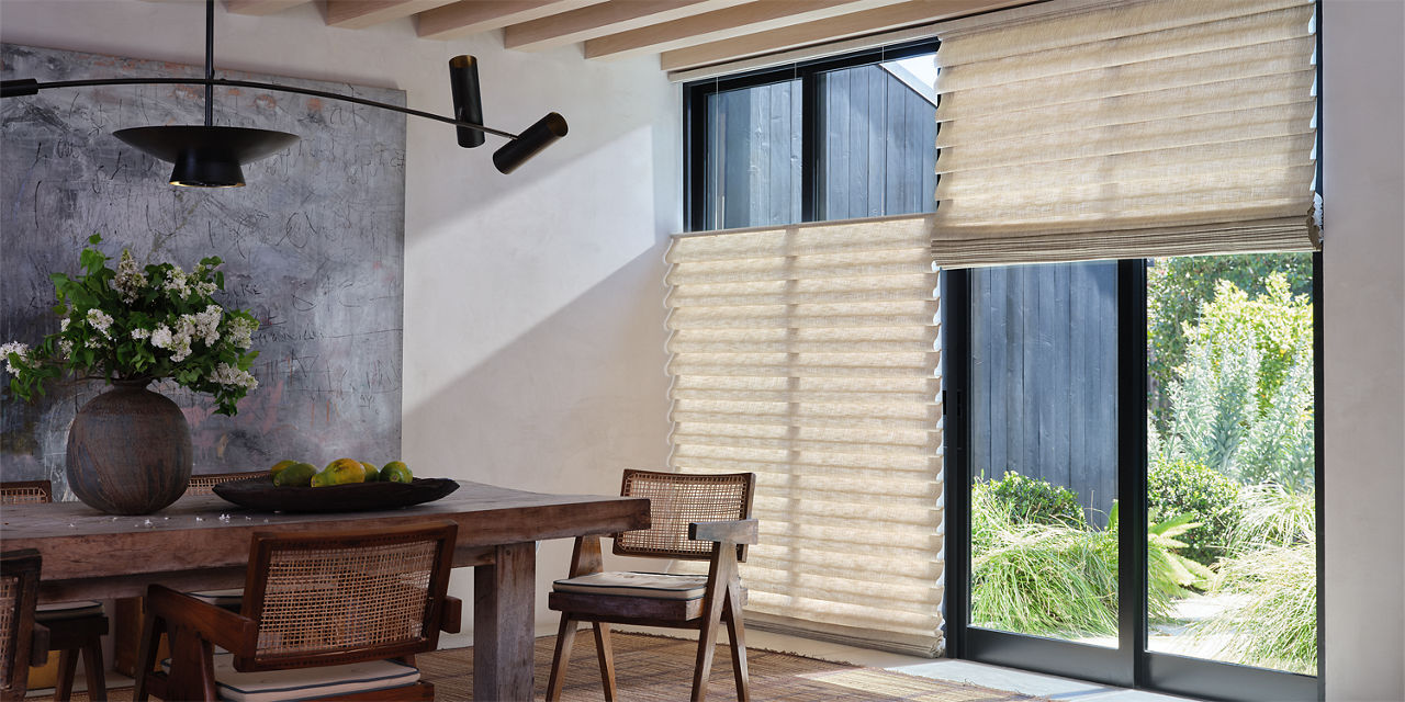 Cordless Roman Shades: Top-Down/Bottom-Up Design